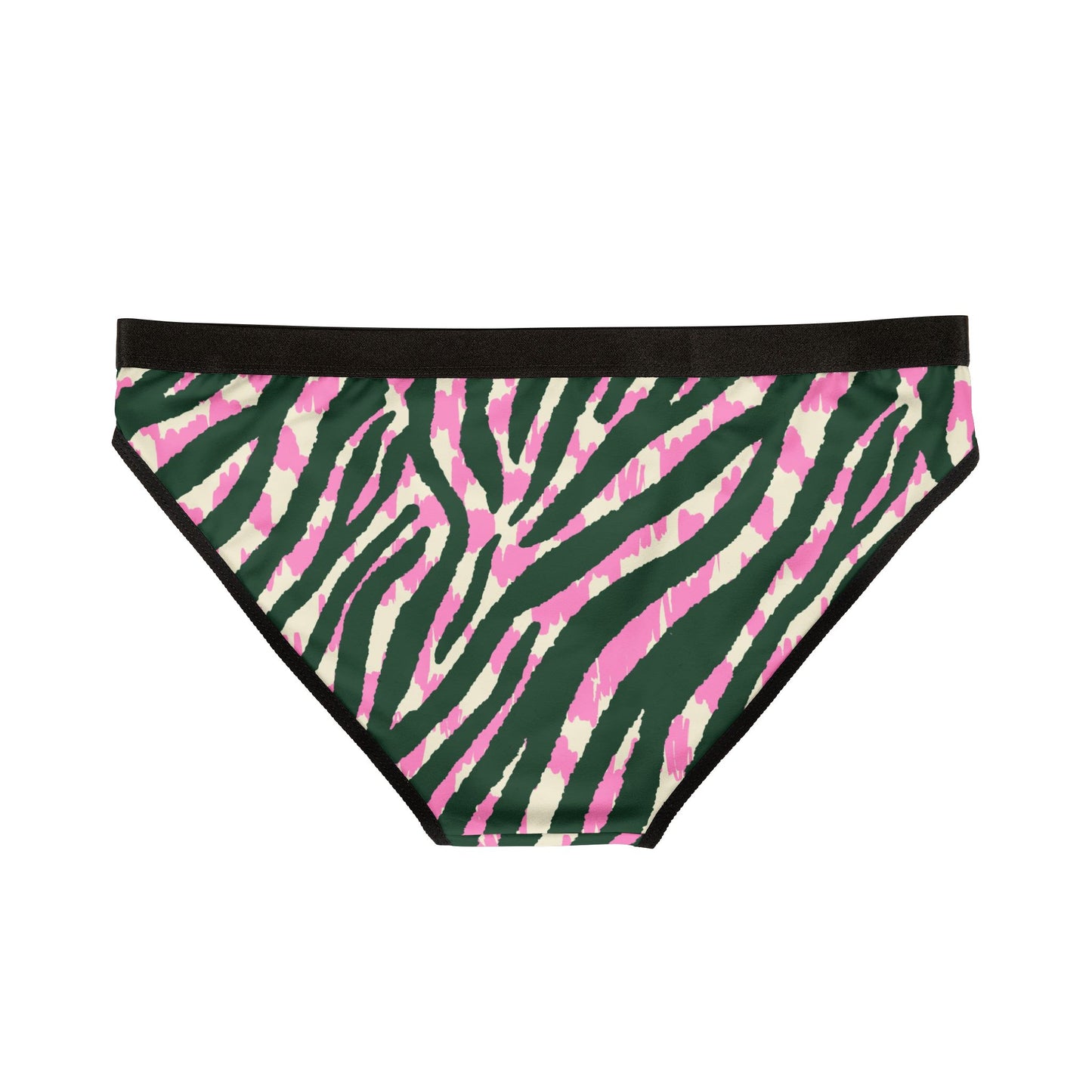 Funky Zebra Print Women's Underwear, Cute Cheeky Panties, Eco-Friendly Lingerie, Gifts for Her, Animal Print Intimates