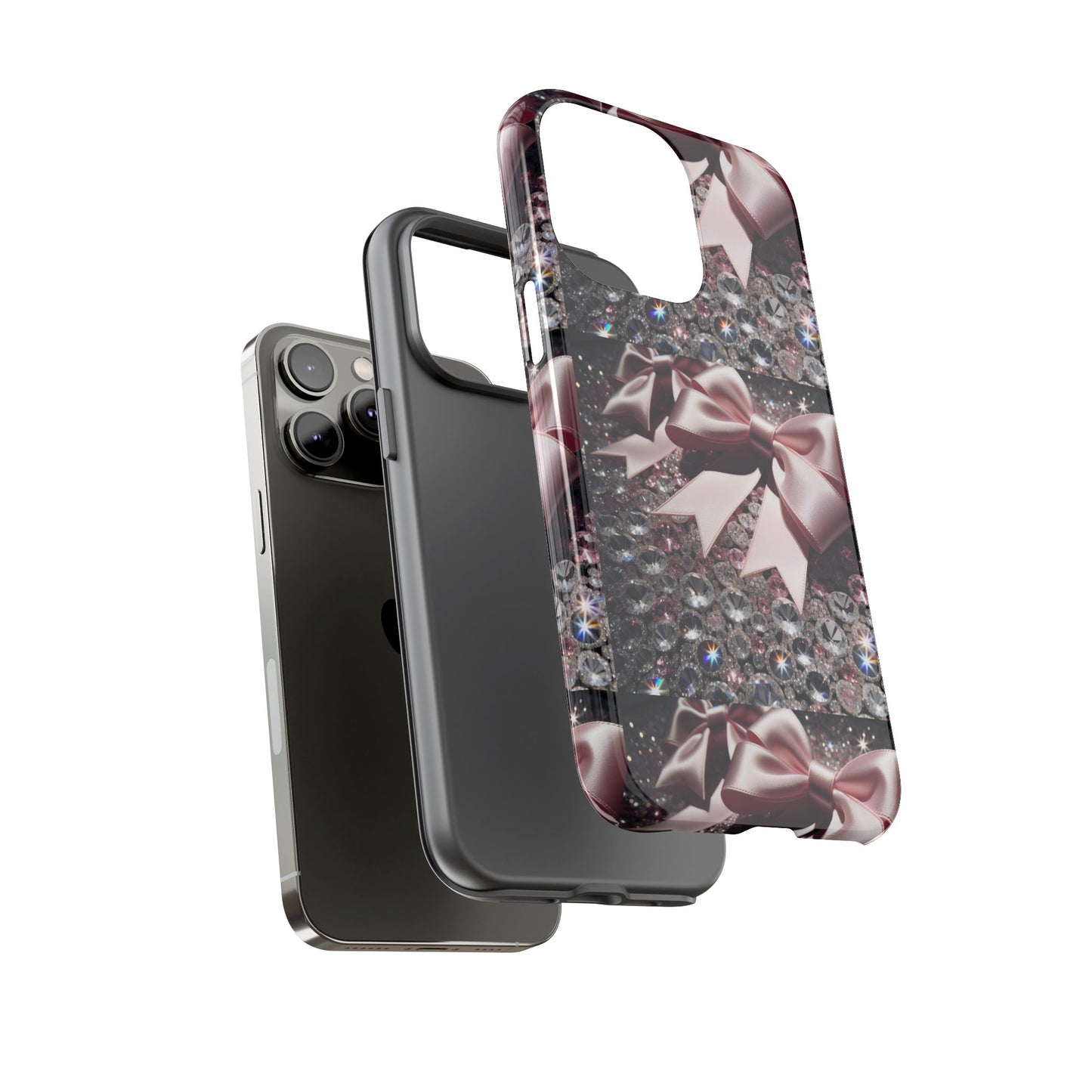 Sparkling Glam Phone Case, Tough Cases, Gift for Her, Stylish Cell Phone Accessories, Blinged Out Designs, Holiday Gifts