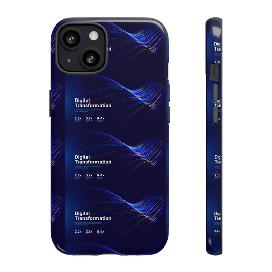 Digital Transformation Phone Case, Tough Cases for Modern Tech, Gifts for Digital Nomads, Unique Designs for Gadget Lovers, Custom [...]