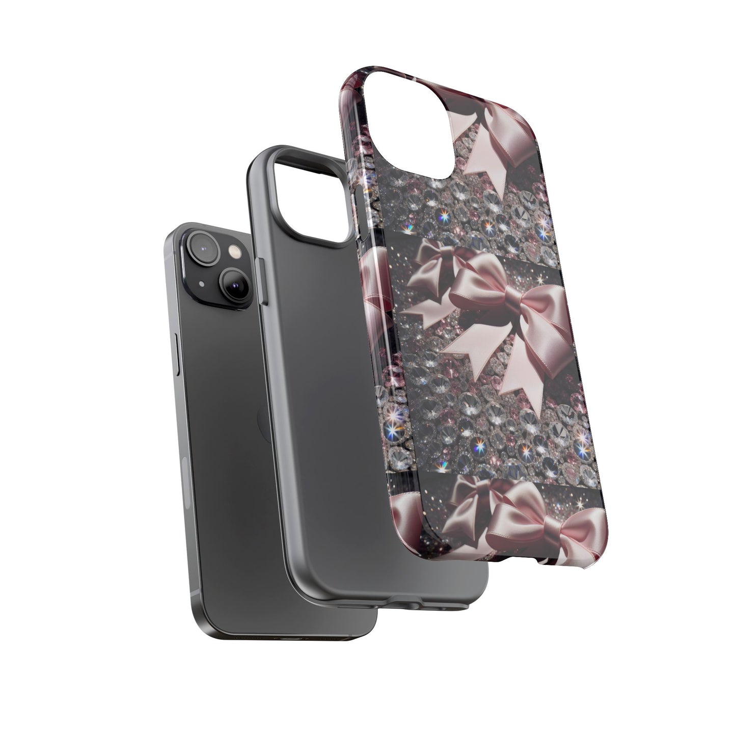 Sparkling Glam Phone Case, Tough Cases, Gift for Her, Stylish Cell Phone Accessories, Blinged Out Designs, Holiday Gifts
