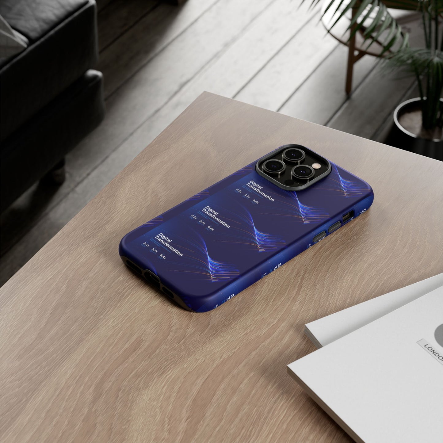 Digital Transformation Phone Case, Tough Cases for Modern Tech, Gifts for Digital Nomads, Unique Designs for Gadget Lovers, Custom [...]