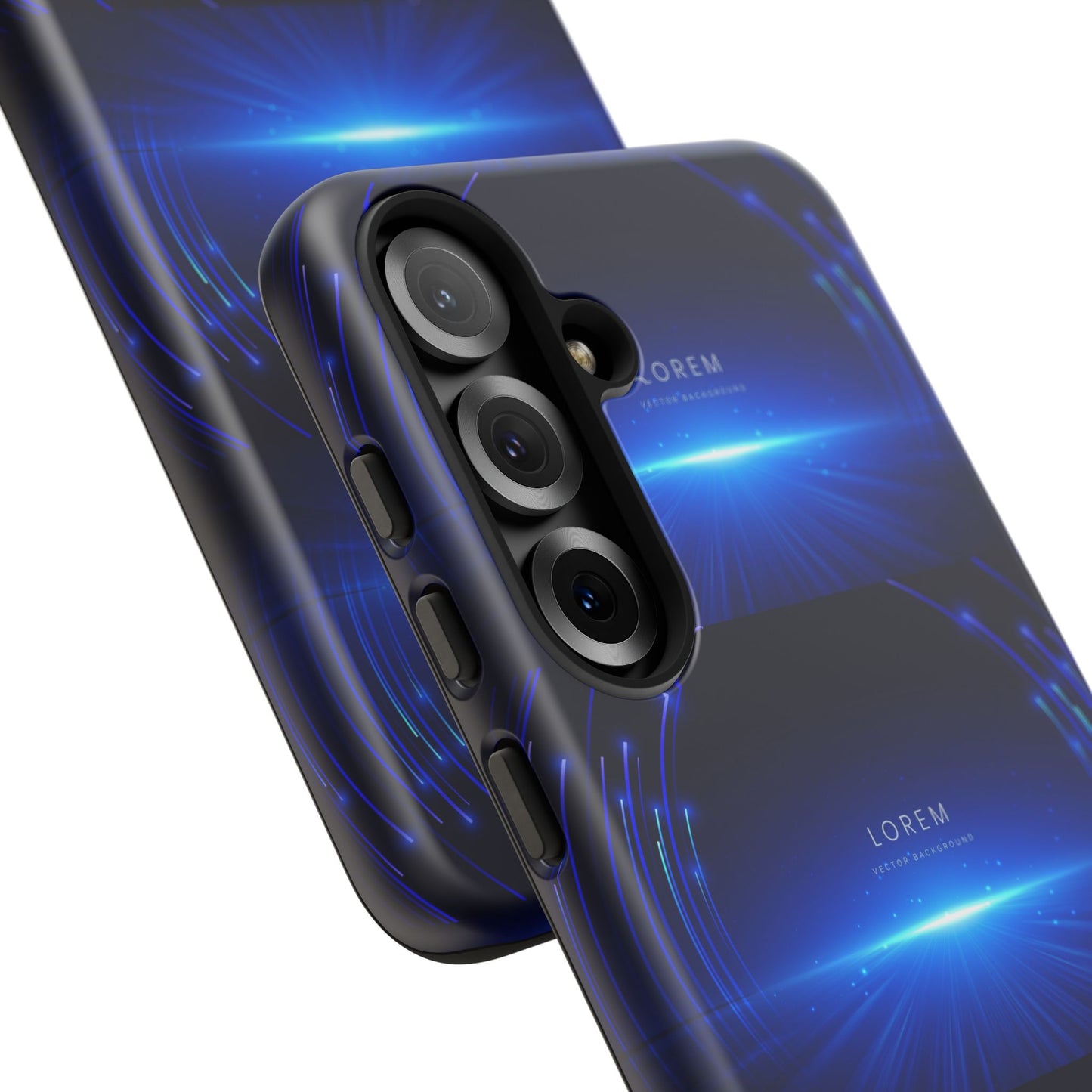Tough Cases: Blue Lightwave Phone Case, Stylish Mobile Cover, Durable Protective Case, Gift for Tech Lovers, Trendy Gadget Accessory