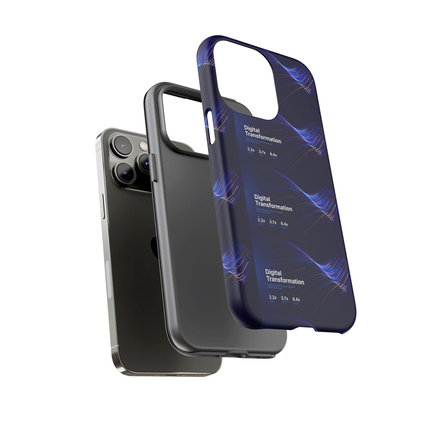 Digital Transformation Phone Case, Tough Cases for Modern Tech, Gifts for Digital Nomads, Unique Designs for Gadget Lovers, Custom [...]
