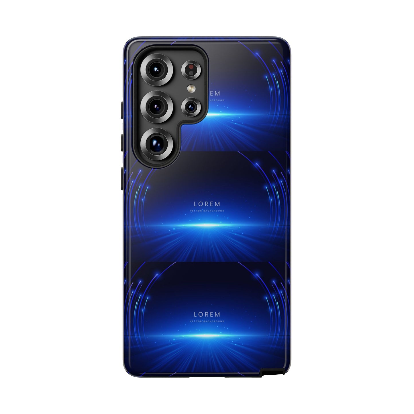 Tough Cases: Blue Lightwave Phone Case, Stylish Mobile Cover, Durable Protective Case, Gift for Tech Lovers, Trendy Gadget Accessory
