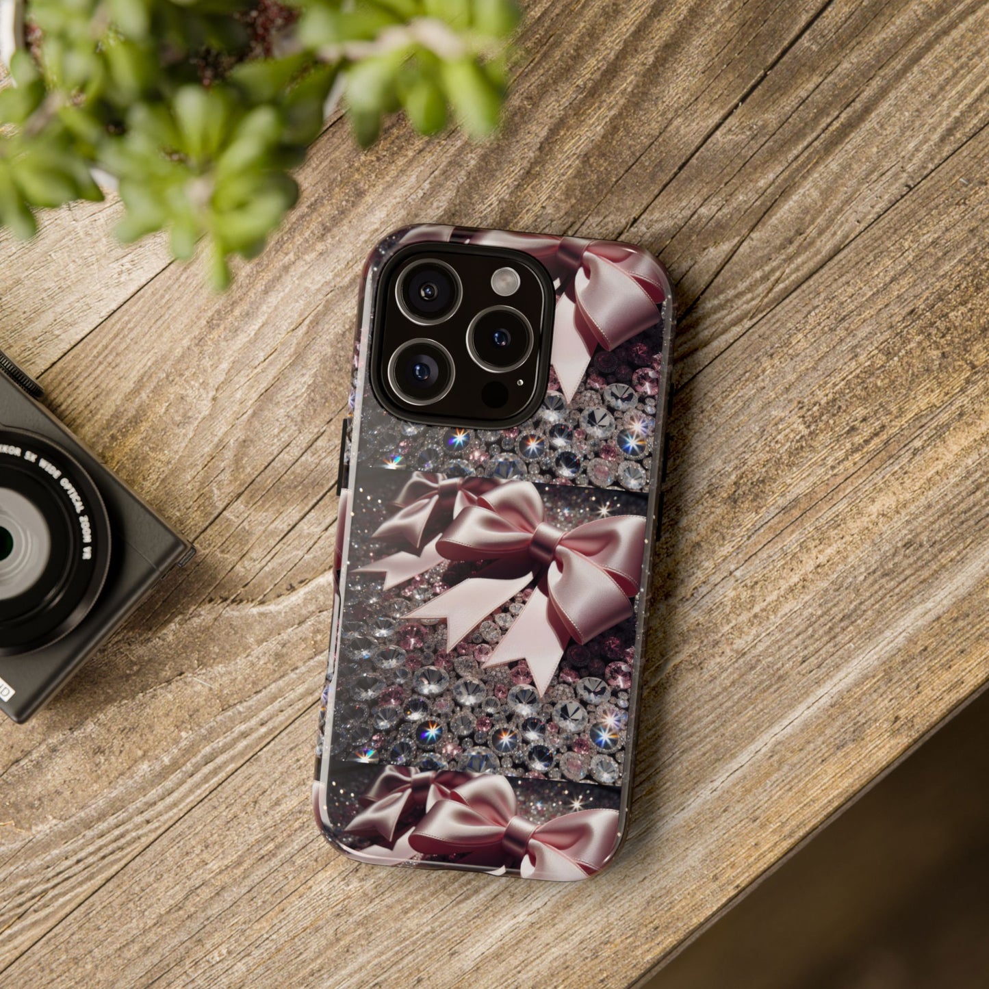 Sparkling Glam Phone Case, Tough Cases, Gift for Her, Stylish Cell Phone Accessories, Blinged Out Designs, Holiday Gifts