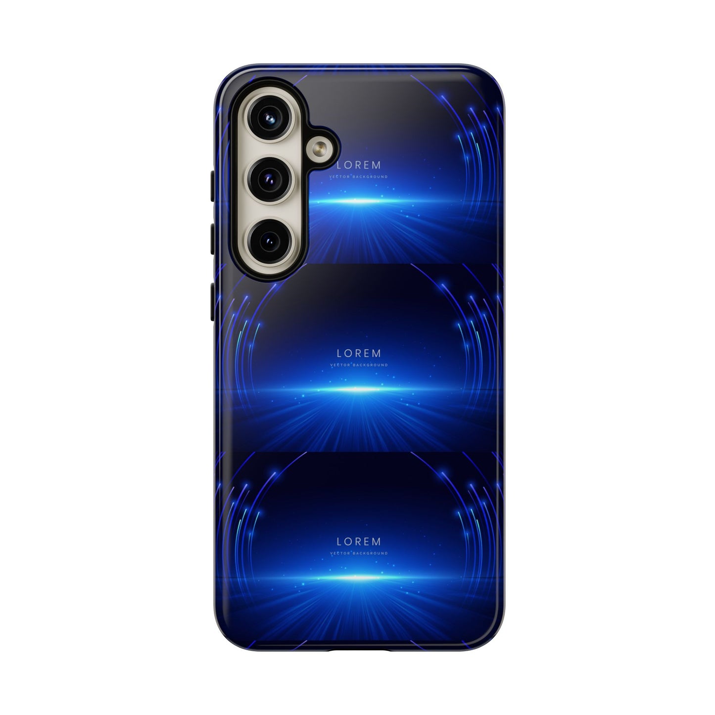 Tough Cases: Blue Lightwave Phone Case, Stylish Mobile Cover, Durable Protective Case, Gift for Tech Lovers, Trendy Gadget Accessory