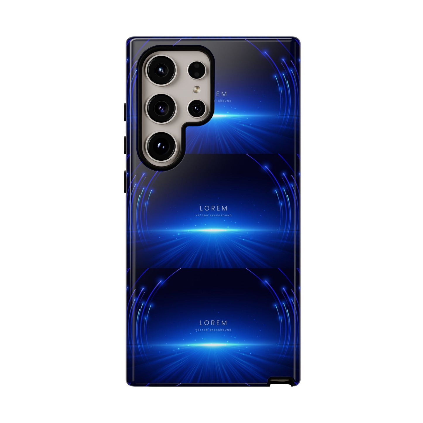 Tough Cases: Blue Lightwave Phone Case, Stylish Mobile Cover, Durable Protective Case, Gift for Tech Lovers, Trendy Gadget Accessory