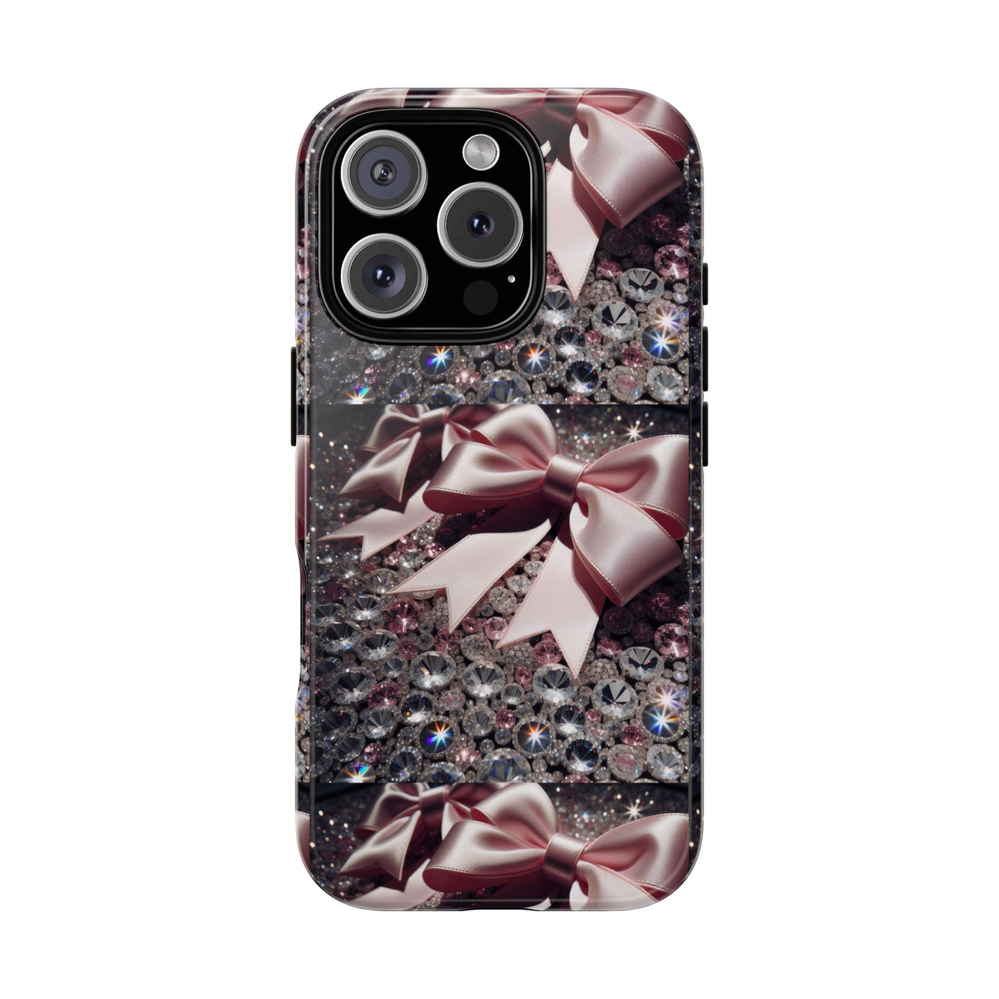 Sparkling Glam Phone Case, Tough Cases, Gift for Her, Stylish Cell Phone Accessories, Blinged Out Designs, Holiday Gifts
