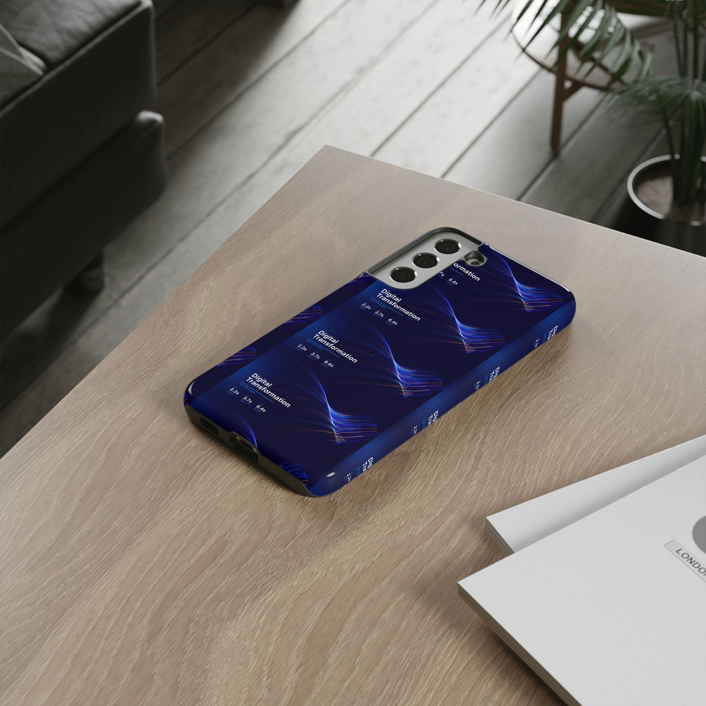 Digital Transformation Phone Case, Tough Cases for Modern Tech, Gifts for Digital Nomads, Unique Designs for Gadget Lovers, Custom [...]