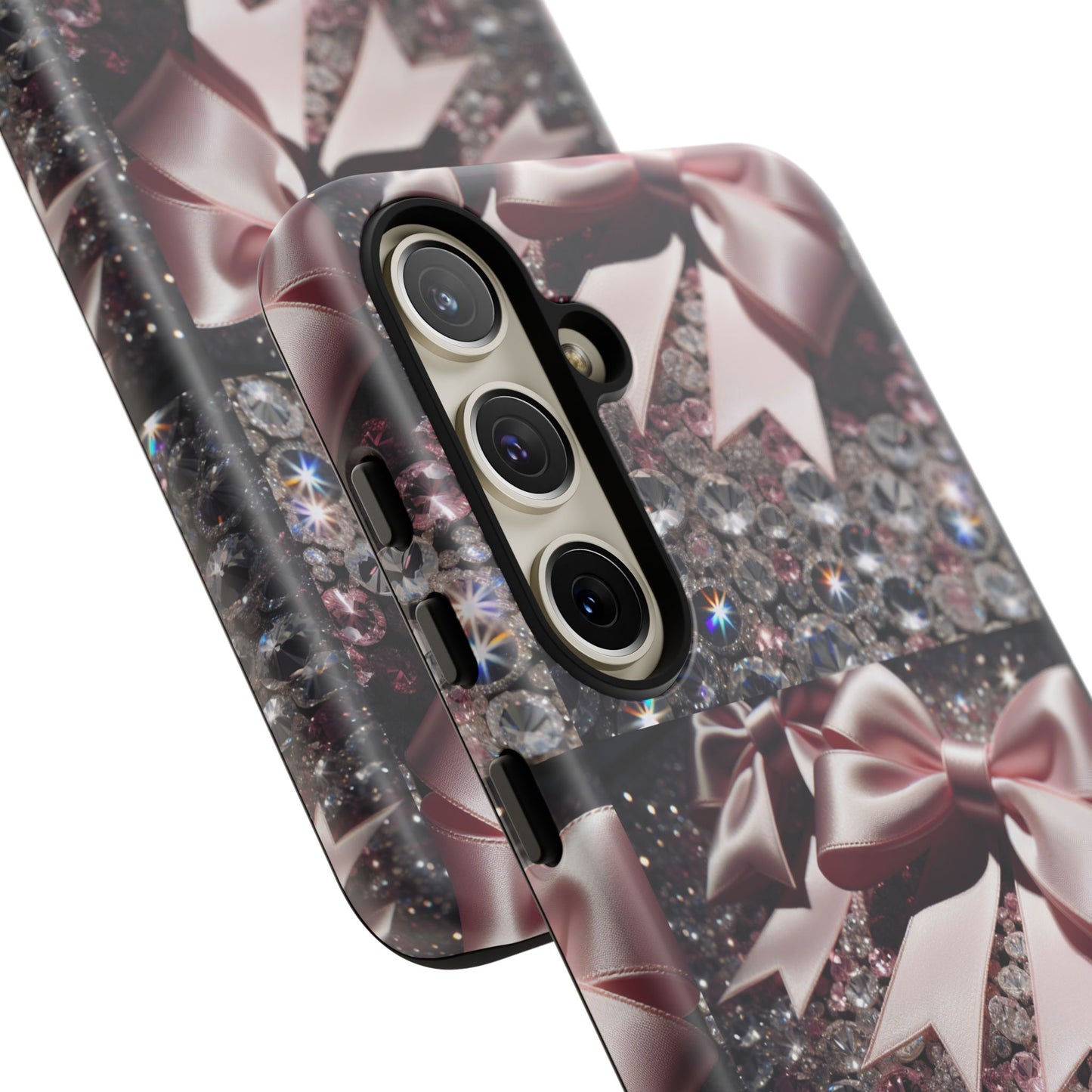 Sparkling Glam Phone Case, Tough Cases, Gift for Her, Stylish Cell Phone Accessories, Blinged Out Designs, Holiday Gifts