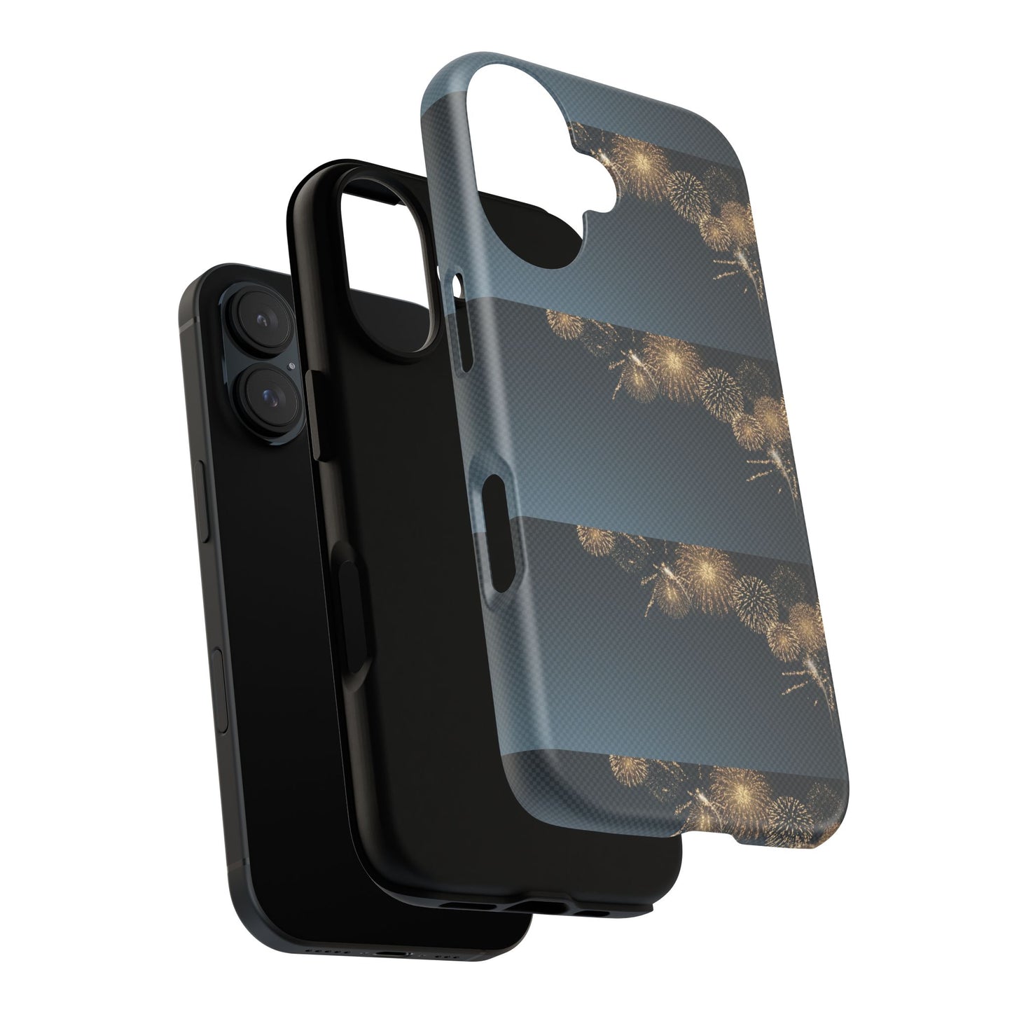 Elegant Fireworks Phone Case, Tough Phone Cover, Holiday Gift, Customizable Case, Premium Protection, Unique Design