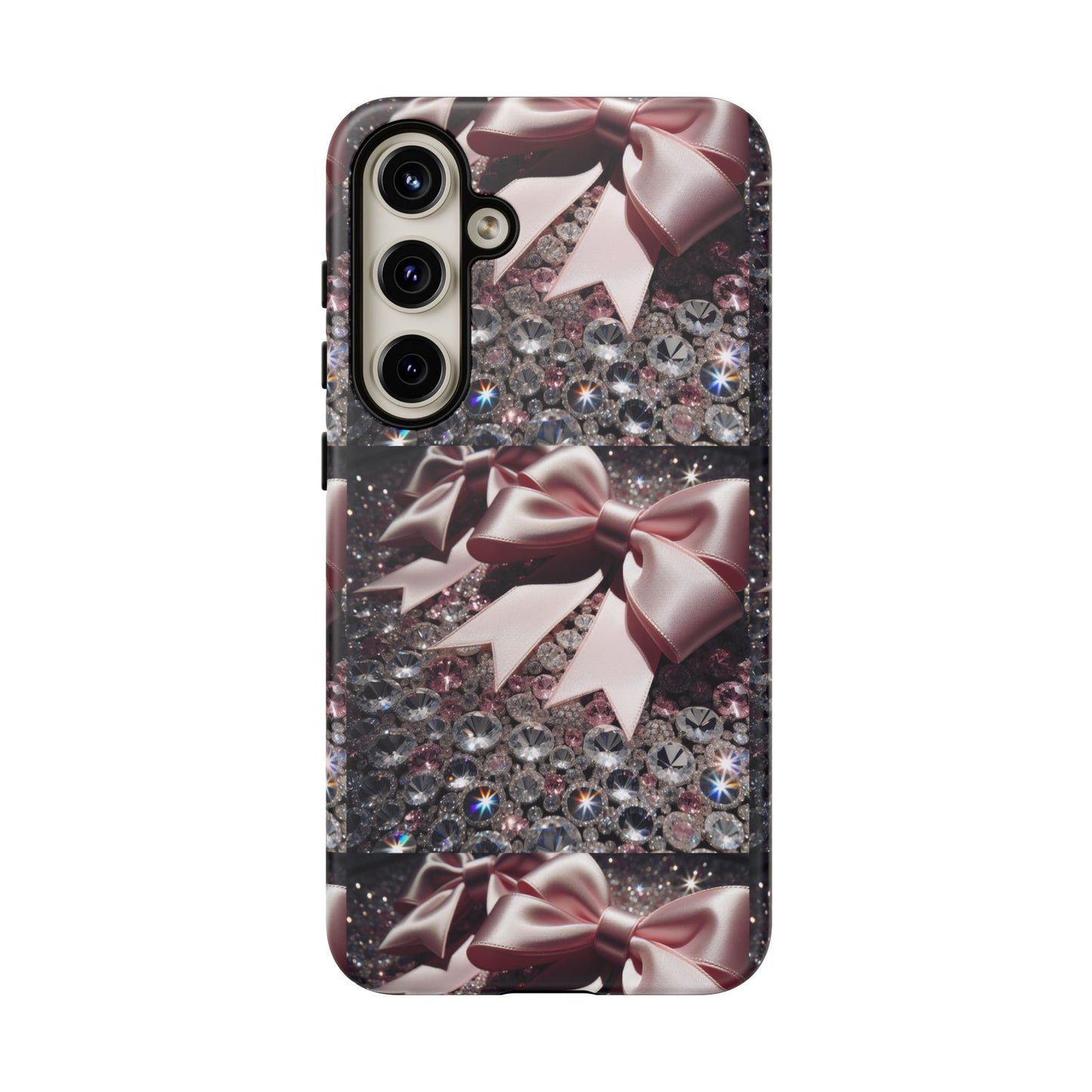 Sparkling Glam Phone Case, Tough Cases, Gift for Her, Stylish Cell Phone Accessories, Blinged Out Designs, Holiday Gifts