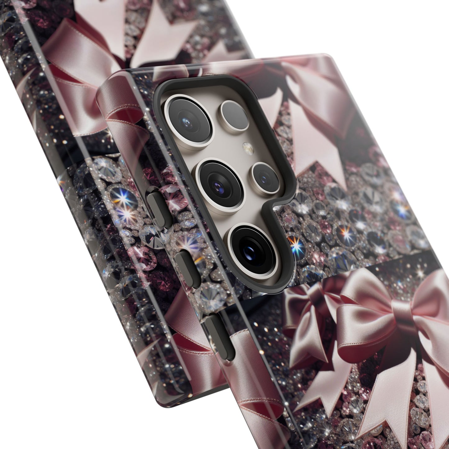 Sparkling Glam Phone Case, Tough Cases, Gift for Her, Stylish Cell Phone Accessories, Blinged Out Designs, Holiday Gifts