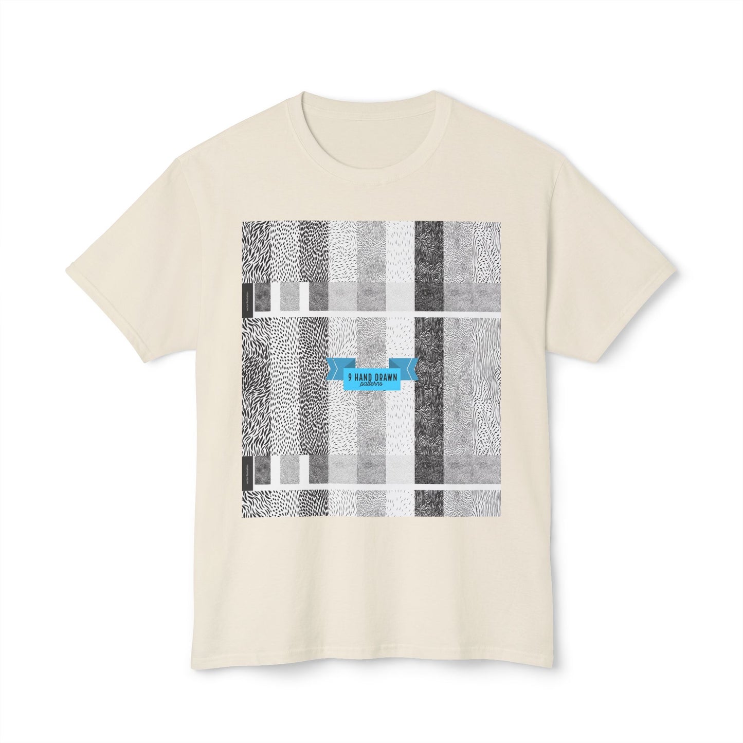 Abstract Pattern Unisex HD Cotton T-shirt, Modern Art Tee, Everyday Wear, Gift for Art Lovers, Casual Style, Unique Graphic Tee