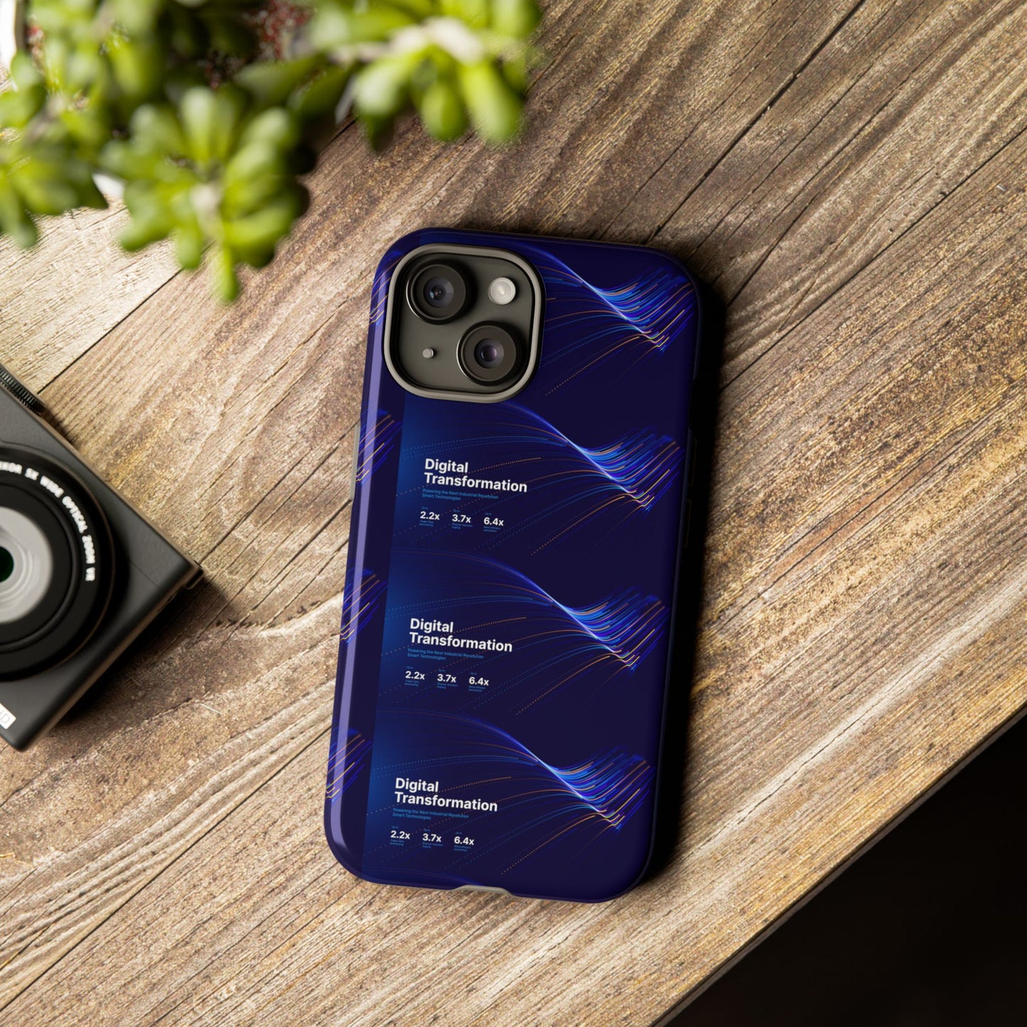 Digital Transformation Phone Case, Tough Cases for Modern Tech, Gifts for Digital Nomads, Unique Designs for Gadget Lovers, Custom [...]