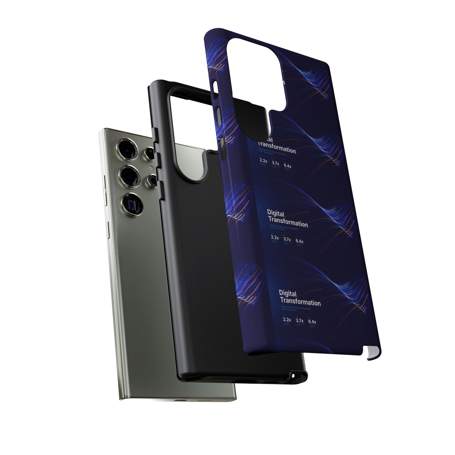 Digital Transformation Phone Case, Tough Cases for Modern Tech, Gifts for Digital Nomads, Unique Designs for Gadget Lovers, Custom [...]
