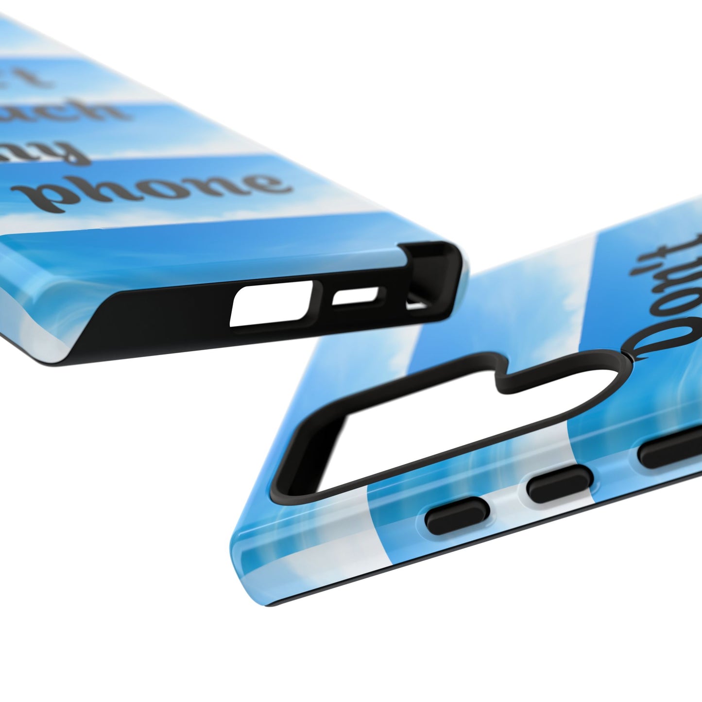 Phone Case, Quirky Phone Cover, Don't Touch My Phone Case, Gift for Teens, Trendy Accessory, Unique Phone Protection