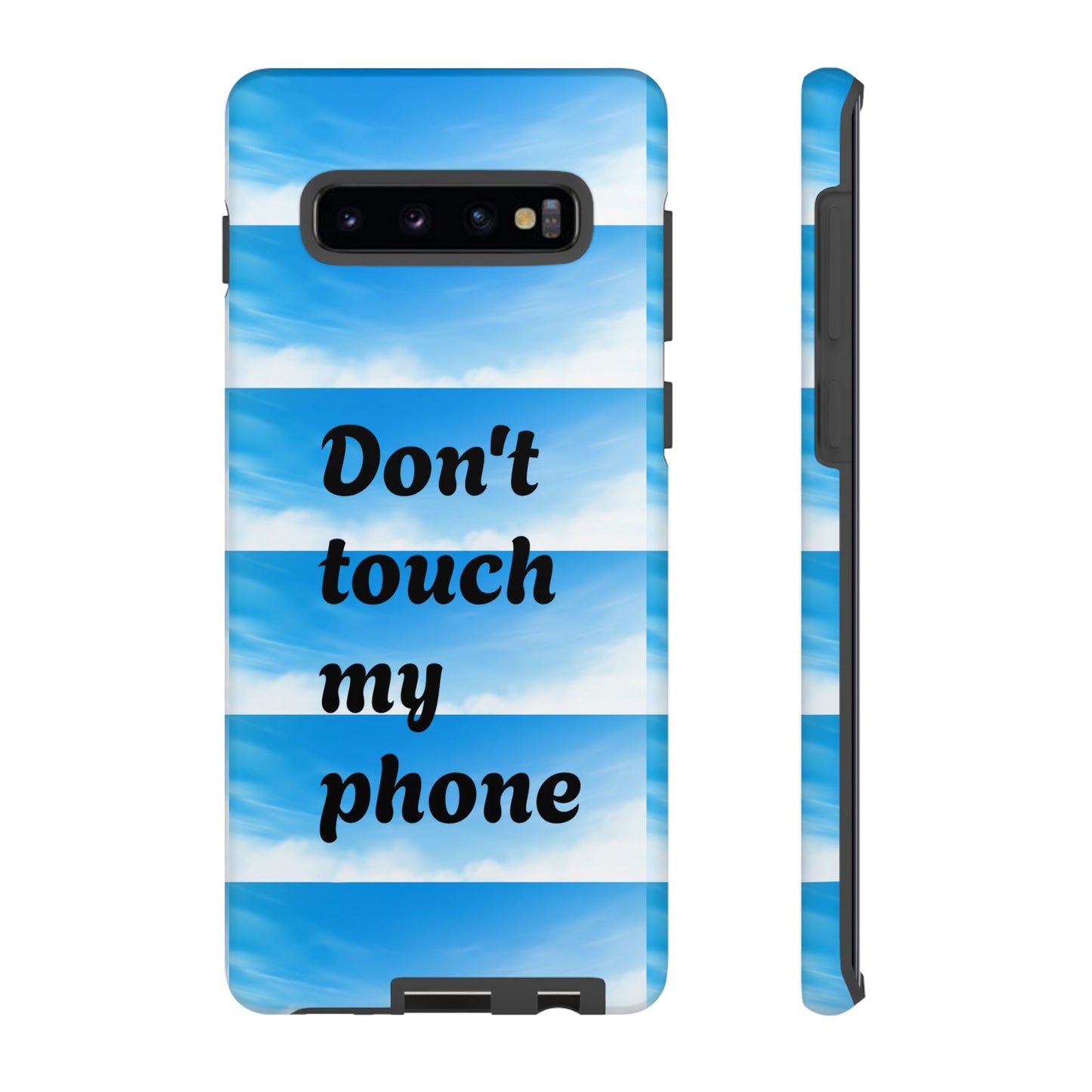 Phone Case, Quirky Phone Cover, Don't Touch My Phone Case, Gift for Teens, Trendy Accessory, Unique Phone Protection