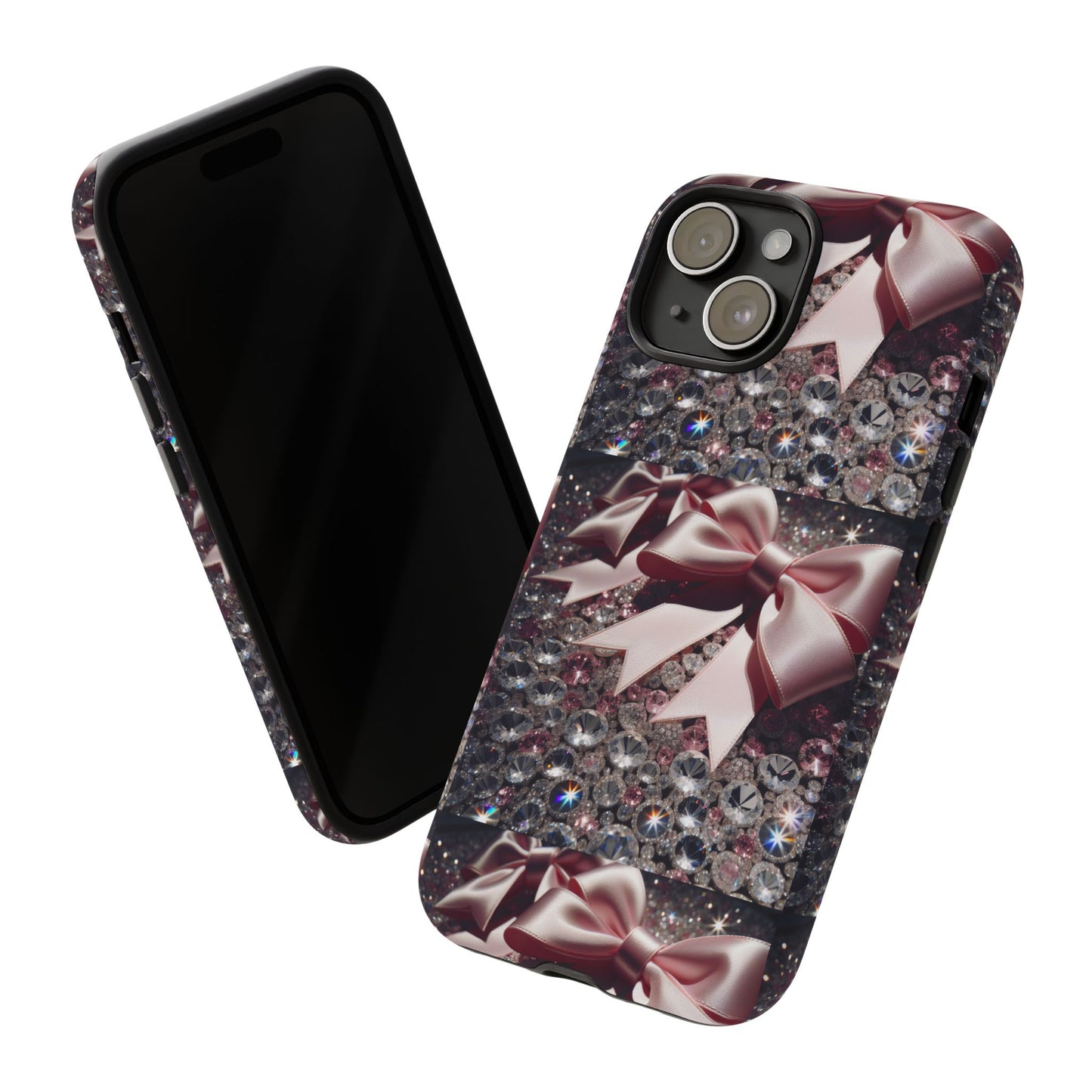 Sparkling Glam Phone Case, Tough Cases, Gift for Her, Stylish Cell Phone Accessories, Blinged Out Designs, Holiday Gifts