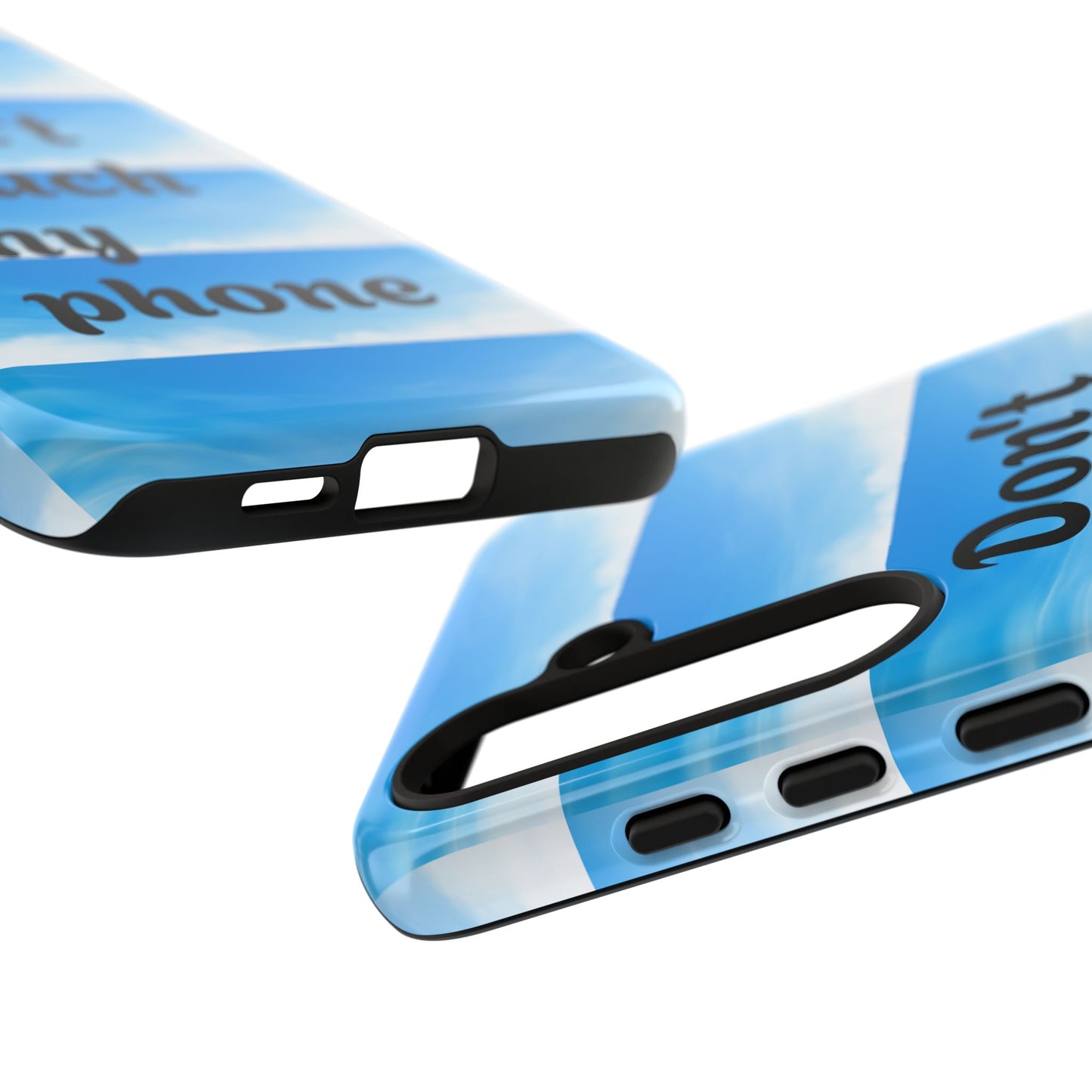 Phone Case, Quirky Phone Cover, Don't Touch My Phone Case, Gift for Teens, Trendy Accessory, Unique Phone Protection