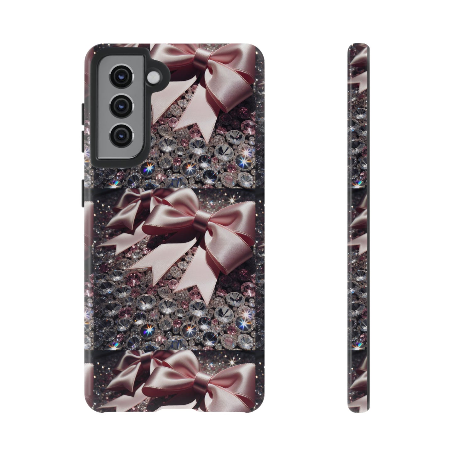 Sparkling Glam Phone Case, Tough Cases, Gift for Her, Stylish Cell Phone Accessories, Blinged Out Designs, Holiday Gifts