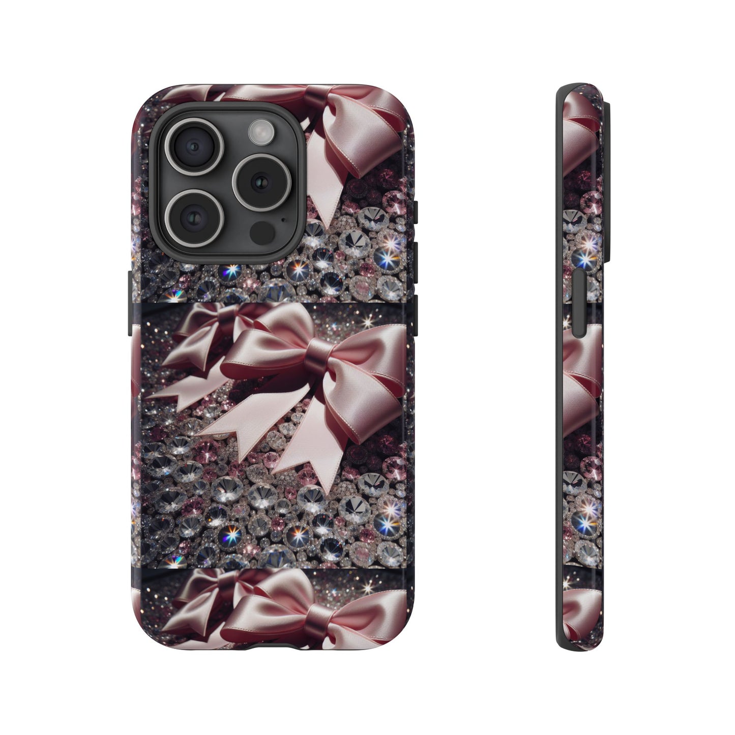 Sparkling Glam Phone Case, Tough Cases, Gift for Her, Stylish Cell Phone Accessories, Blinged Out Designs, Holiday Gifts