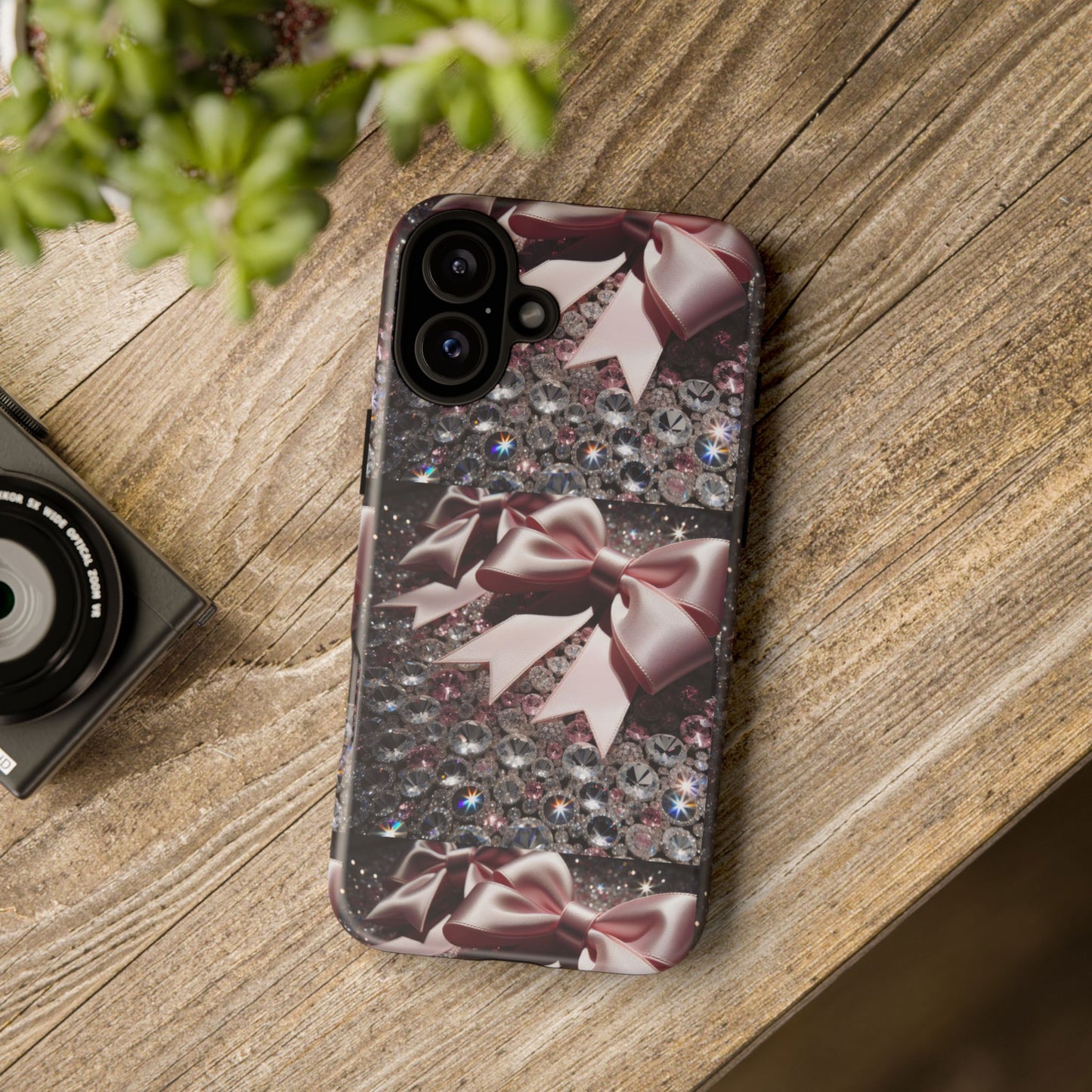 Sparkling Glam Phone Case, Tough Cases, Gift for Her, Stylish Cell Phone Accessories, Blinged Out Designs, Holiday Gifts
