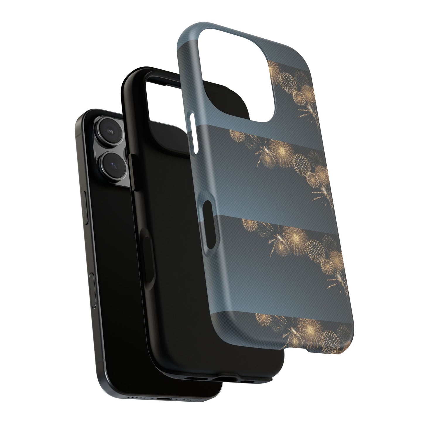 Elegant Fireworks Phone Case, Tough Phone Cover, Holiday Gift, Customizable Case, Premium Protection, Unique Design