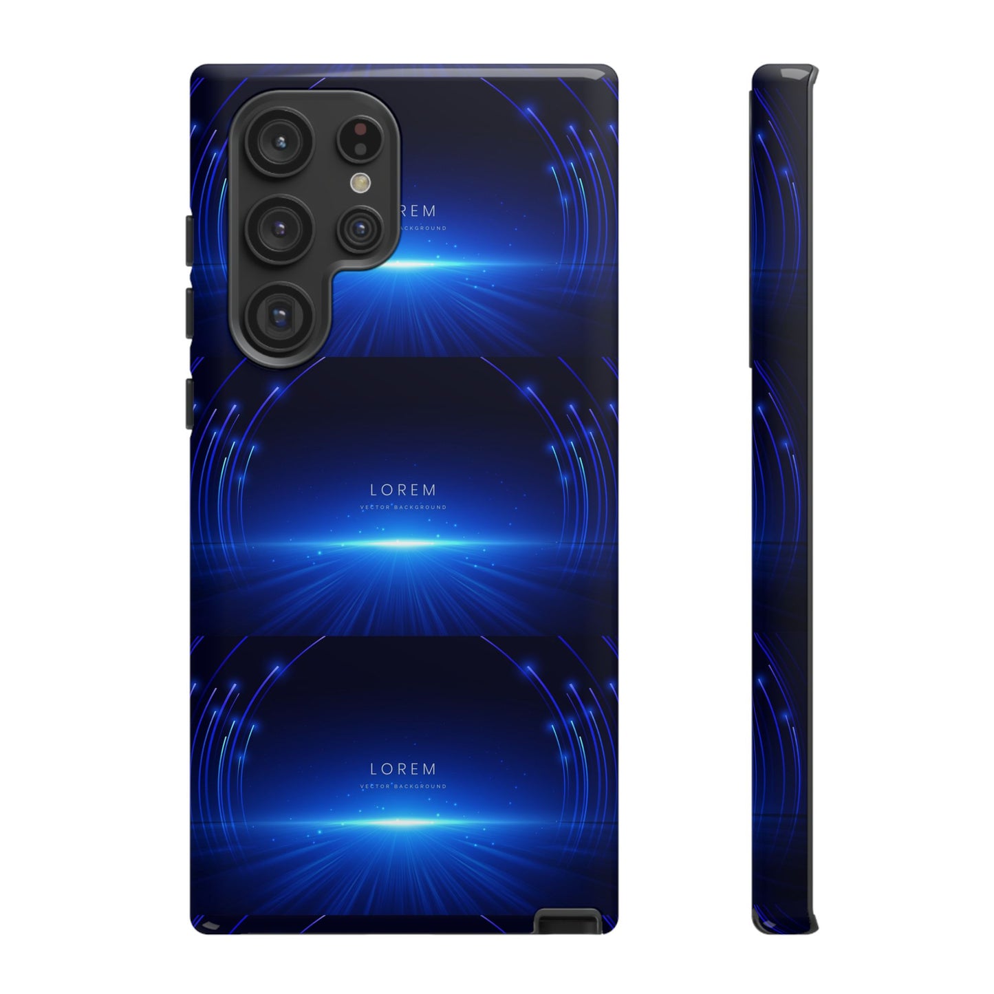 Tough Cases: Blue Lightwave Phone Case, Stylish Mobile Cover, Durable Protective Case, Gift for Tech Lovers, Trendy Gadget Accessory