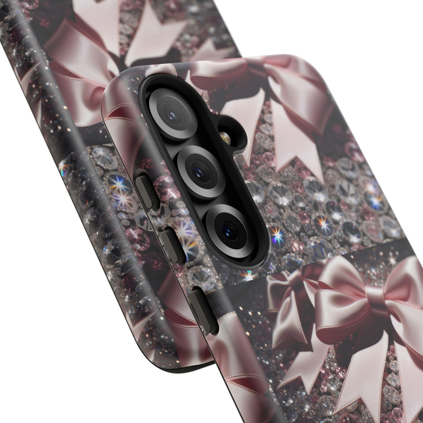 Sparkling Glam Phone Case, Tough Cases, Gift for Her, Stylish Cell Phone Accessories, Blinged Out Designs, Holiday Gifts