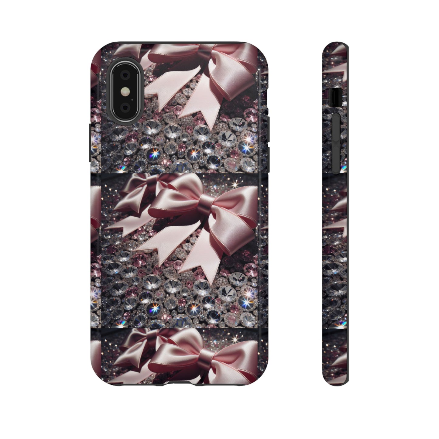 Sparkling Glam Phone Case, Tough Cases, Gift for Her, Stylish Cell Phone Accessories, Blinged Out Designs, Holiday Gifts