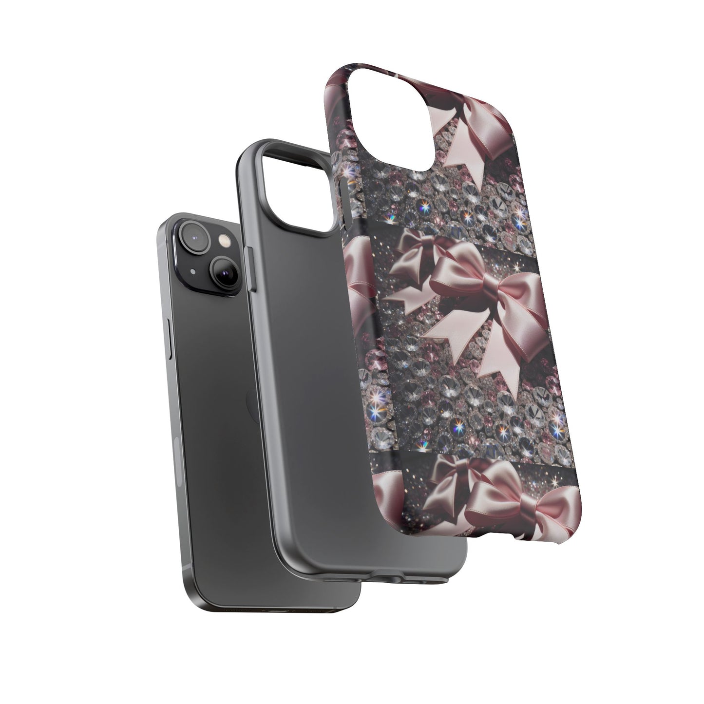 Sparkling Glam Phone Case, Tough Cases, Gift for Her, Stylish Cell Phone Accessories, Blinged Out Designs, Holiday Gifts