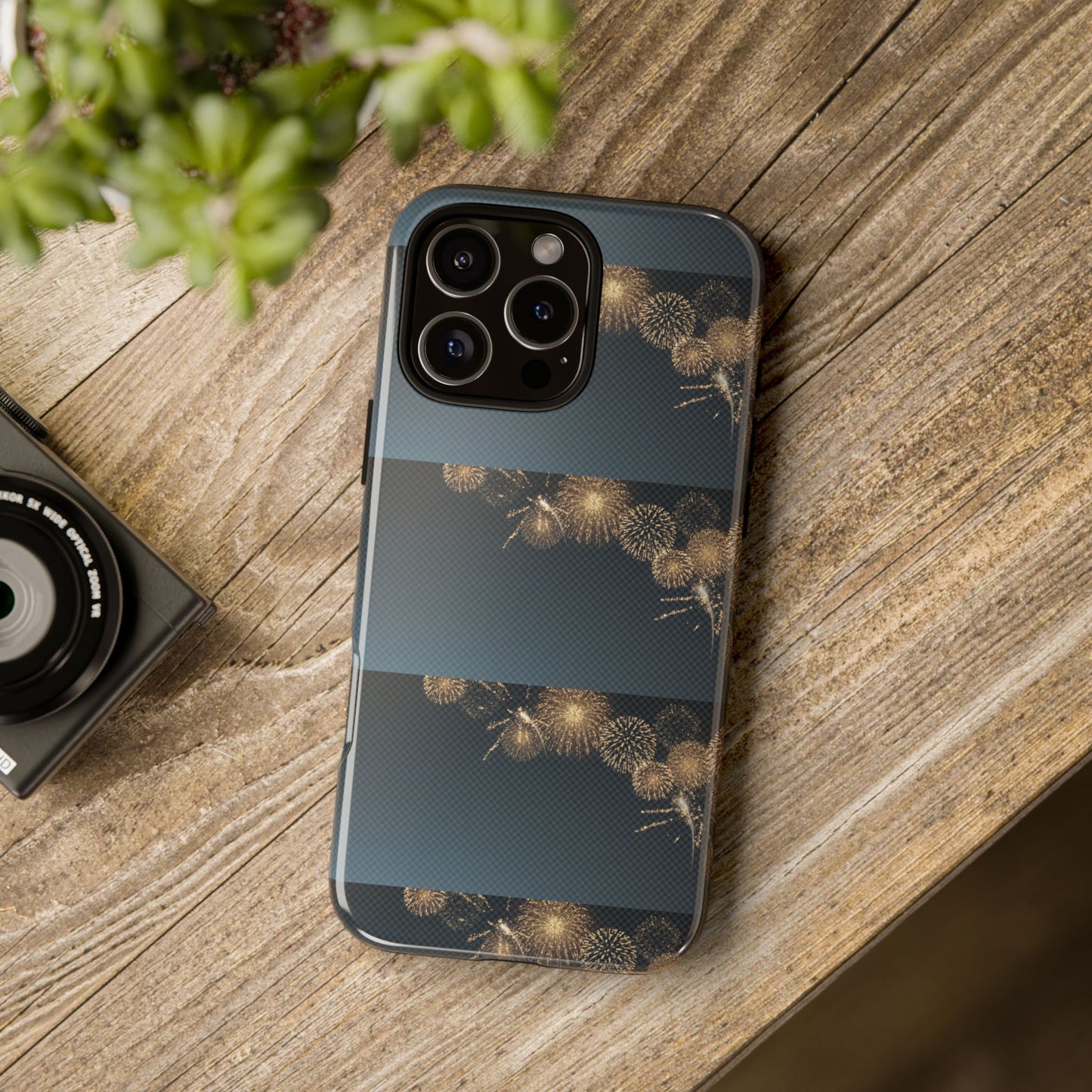 Elegant Fireworks Phone Case, Tough Phone Cover, Holiday Gift, Customizable Case, Premium Protection, Unique Design