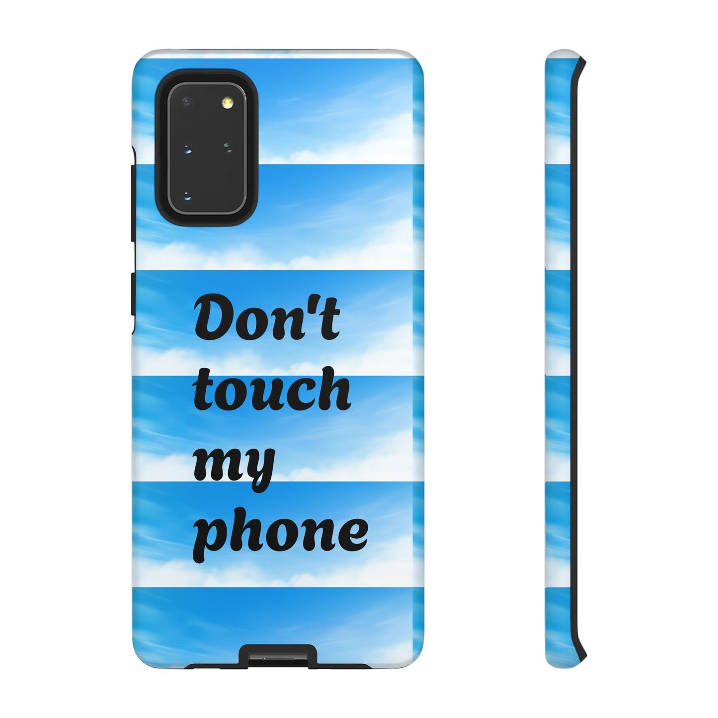 Phone Case, Quirky Phone Cover, Don't Touch My Phone Case, Gift for Teens, Trendy Accessory, Unique Phone Protection