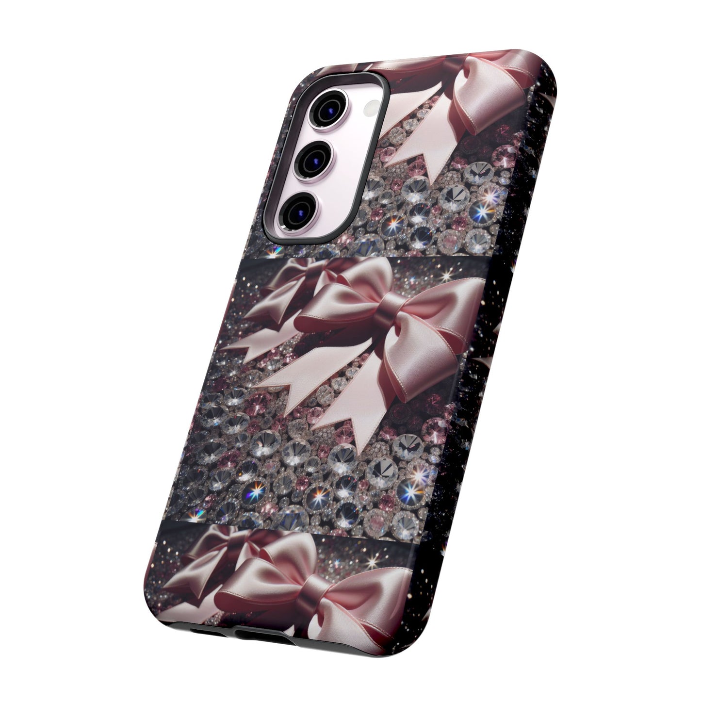 Sparkling Glam Phone Case, Tough Cases, Gift for Her, Stylish Cell Phone Accessories, Blinged Out Designs, Holiday Gifts