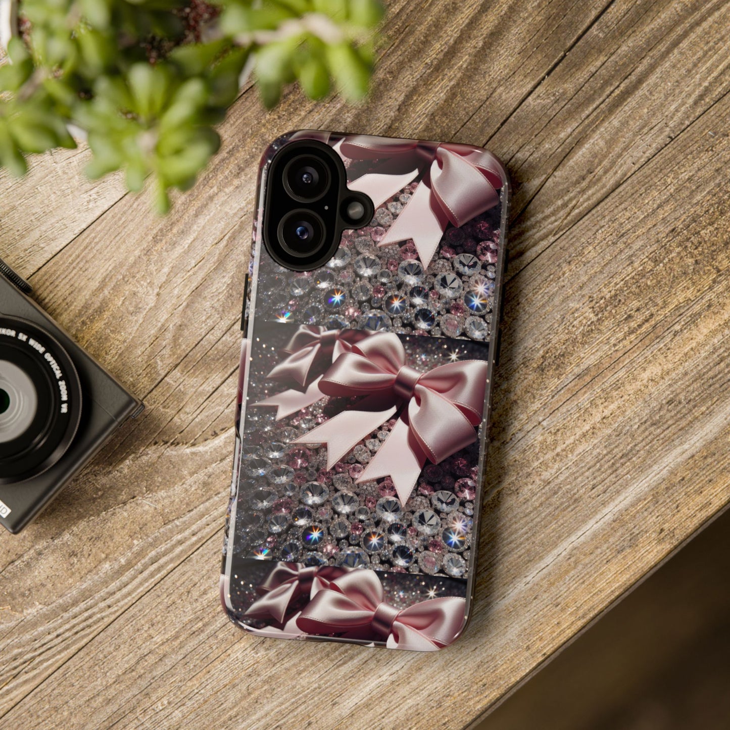 Sparkling Glam Phone Case, Tough Cases, Gift for Her, Stylish Cell Phone Accessories, Blinged Out Designs, Holiday Gifts