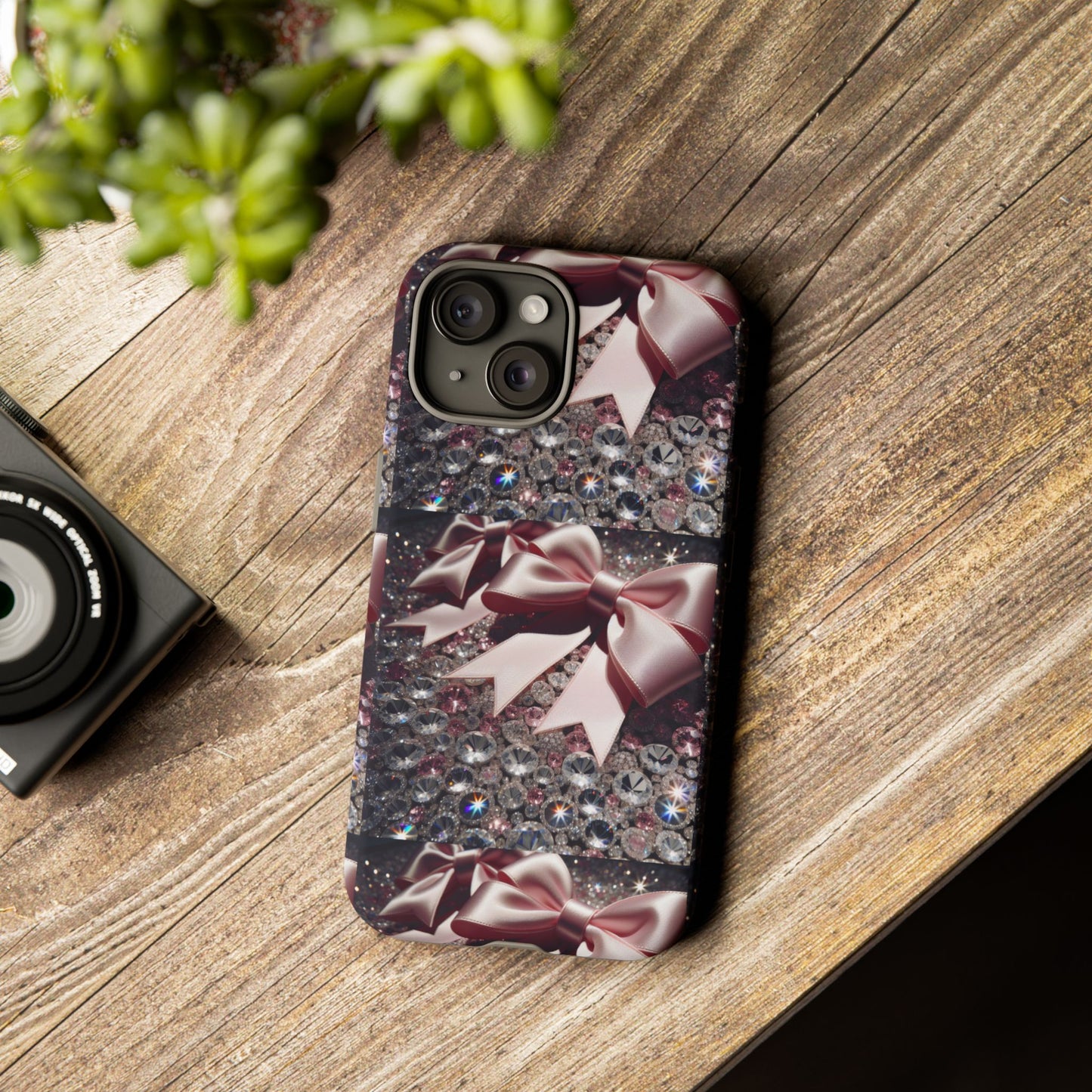 Sparkling Glam Phone Case, Tough Cases, Gift for Her, Stylish Cell Phone Accessories, Blinged Out Designs, Holiday Gifts